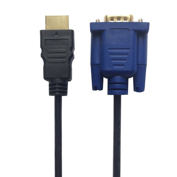 HDMI to VGA Cable, eBerry HDMI Male to VGA Male D-SUB 15 Pin M/M Connector Adapter Cable Cord Transmitter (NO... N7