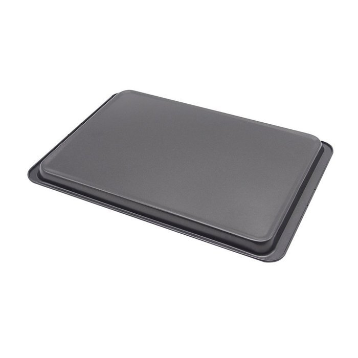 Plataplus Rectangle Cookie Sheet Nonstick Bakeware FDA Approved 14.5&rdquo;x10&rdquo;x0.7&rdquo; Black N3