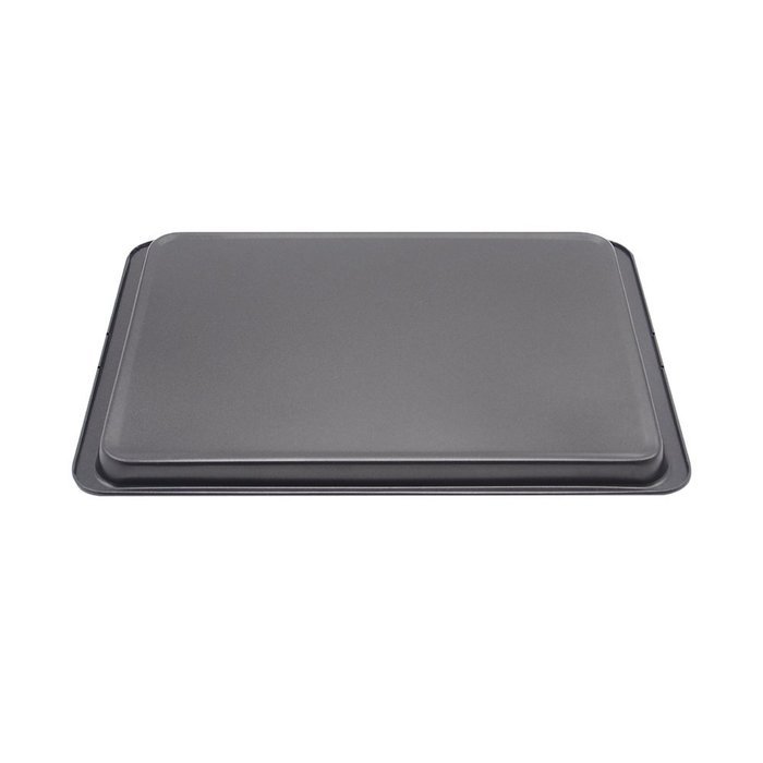 Plataplus Rectangle Cookie Sheet Nonstick Bakeware FDA Approved 14.5&rdquo;x10&rdquo;x0.7&rdquo; Black N4