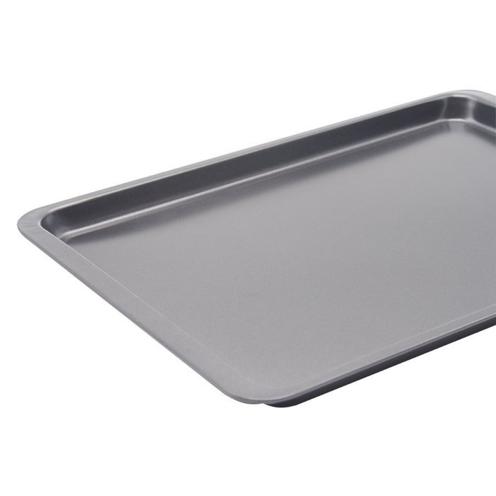 Plataplus Rectangle Cookie Sheet Nonstick Bakeware FDA Approved 14.5&rdquo;x10&rdquo;x0.7&rdquo; Black N5