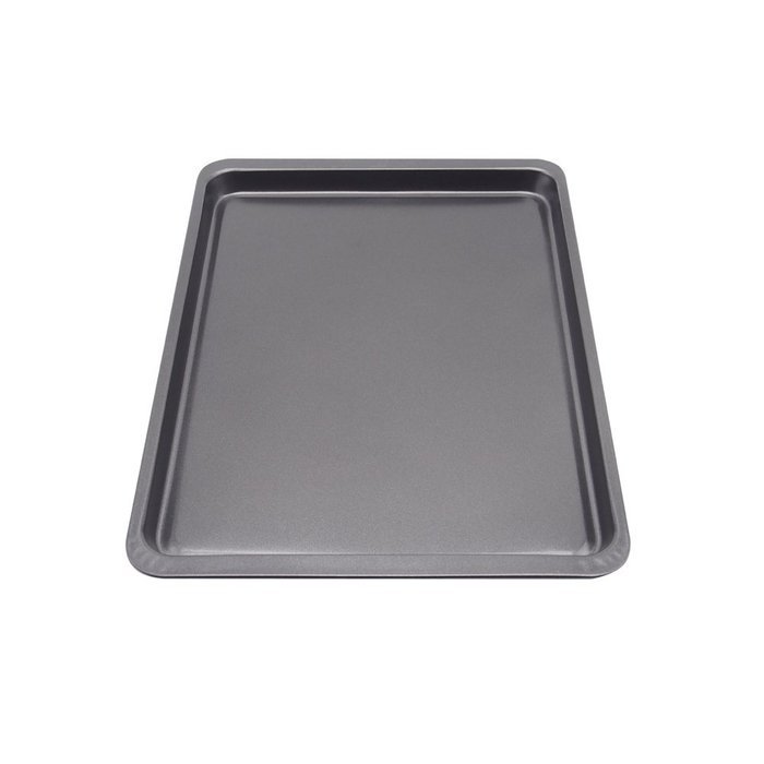 Plataplus Rectangle Cookie Sheet Nonstick Bakeware FDA Approved 14.5&rdquo;x10&rdquo;x0.7&rdquo; Black N7