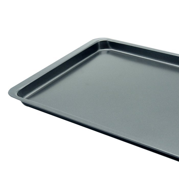 Plataplus Rectangle Cookie Sheet Nonstick Bakeware FDA Approved 14.5&rdquo;x10&rdquo;x0.7&rdquo; Black N8