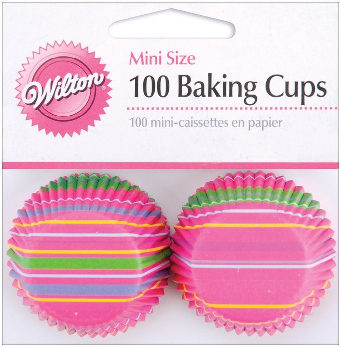 Wilton Assorted Jewel Mini Cups, 100 Count N4