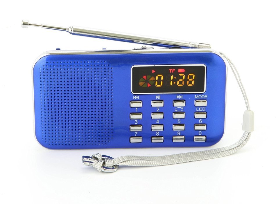 Ohala Mini Portable Am/Fm Radio Digital MP3 Music Player Support Micro SD/TF Card USB Disk N11