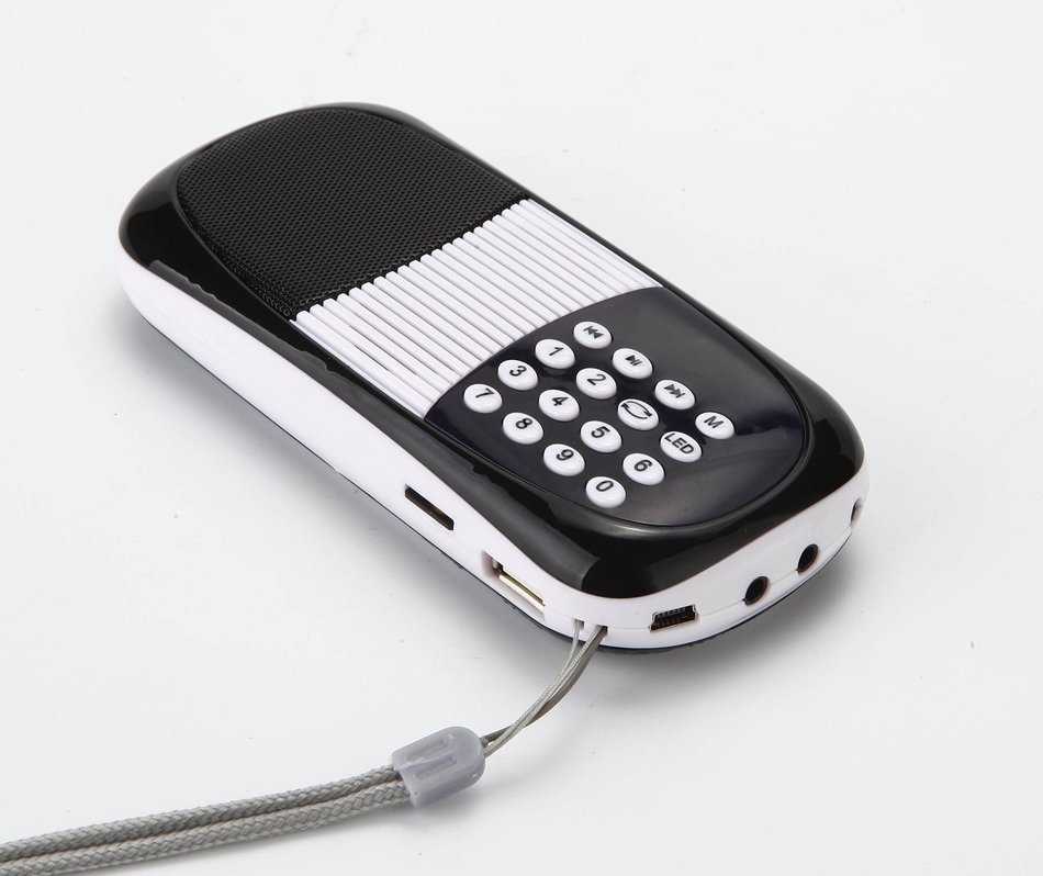 Ohala Mini Portable Am/Fm Radio Digital MP3 Music Player Support Micro SD/TF Card USB Disk N25