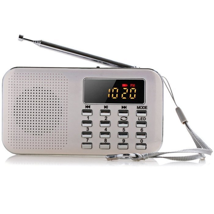 Ohala Mini Portable Am/Fm Radio Digital MP3 Music Player Support Micro SD/TF Card USB Disk N45