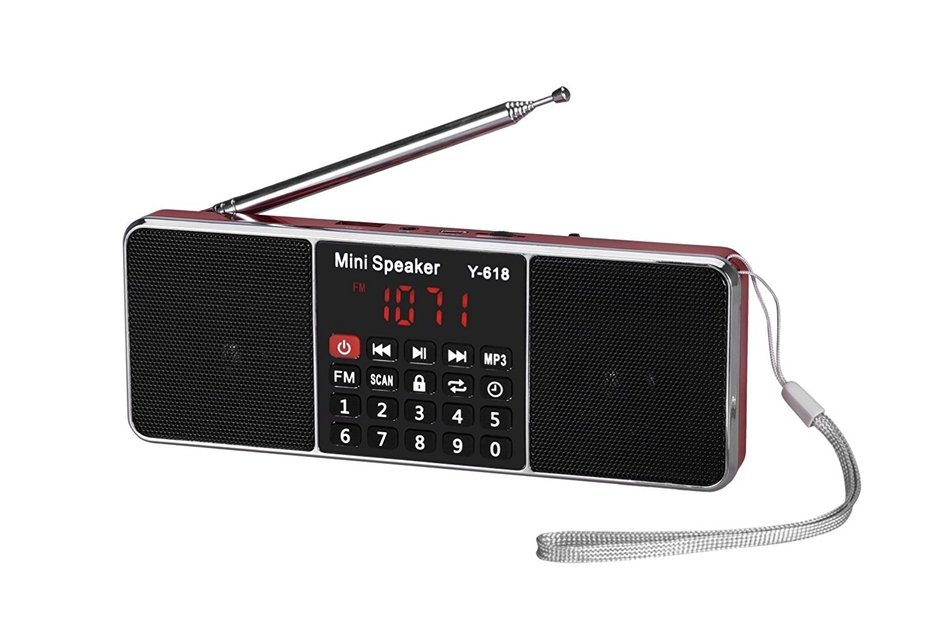 Ohala Mini Portable Am/Fm Radio Digital MP3 Music Player Support Micro SD/TF Card USB Disk N51