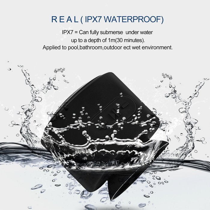 Speakers,Blueshadow Bluetooth Mini Speakers with Powerful Sound Waterproof and Bottom Sucker Designed Portable...
