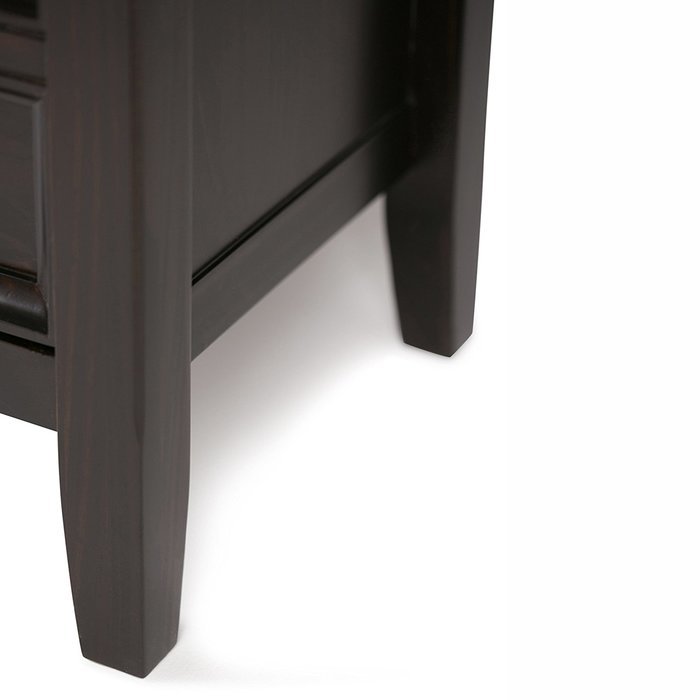 Simpli Home Amherst Tall TV Media Stand for TVs up to 60", Dark Brown N6