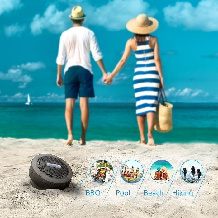 Mira-Tech IPX5 Waterproof Bluetooth Speaker V4.0, BX-600 5W Strong Stereo Wireless Speaker Driver with 12 Hour... N5