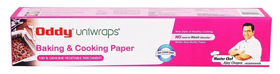 Inditradition Oddy Uniwraps Parchment Paper / Baking Paper / Food Wraping Paper, 01 Roll (10.25 Inch X 20M) N2