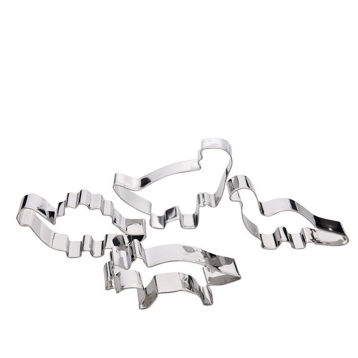 KookieMonsta Stainless Steel Leaves Shaped Cookie Cutter Set for Fondant/Candy/Pastry Design and Cake Decoration N3