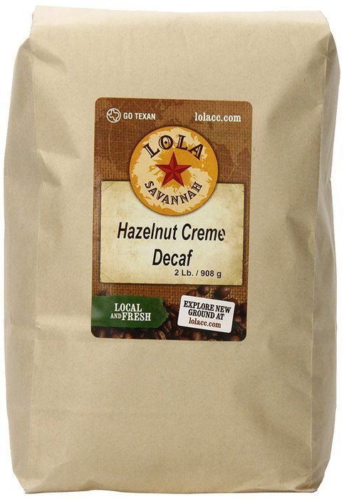 Hazelnut Cr&egrave;me, Whole Bean, Decaf, 2 Pound