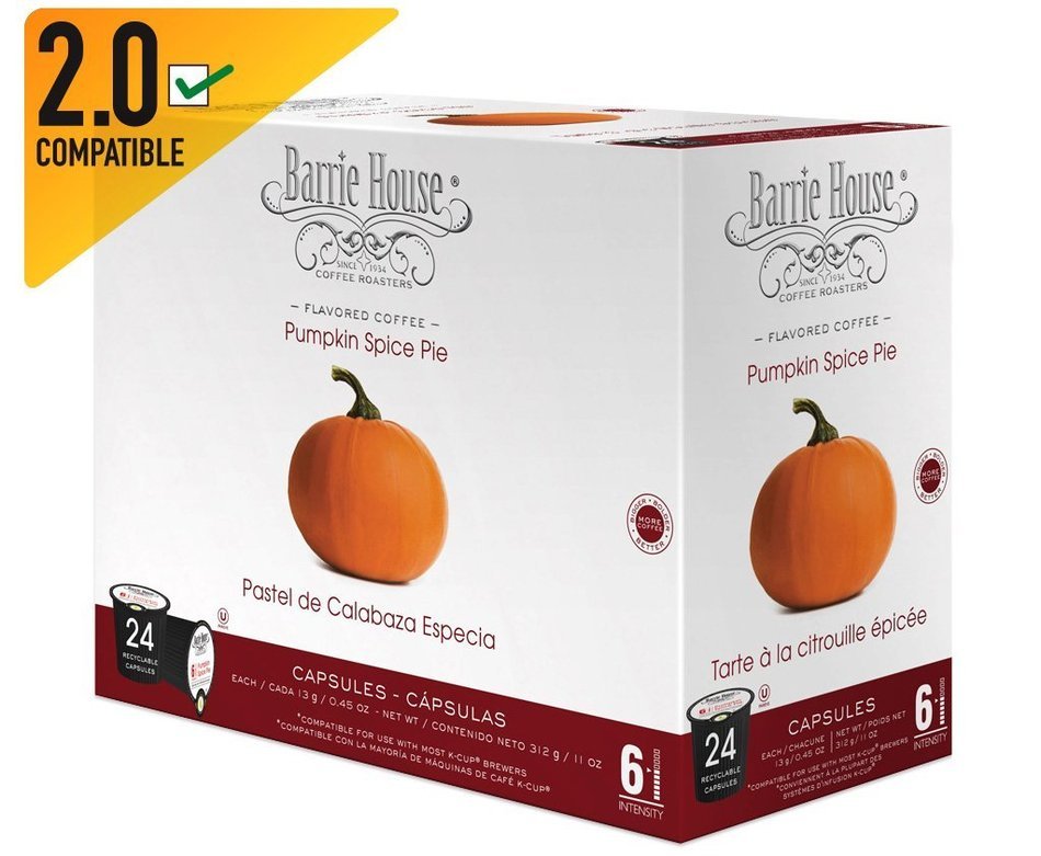Barrie House Pumpkin Spice Single Cup Capsule (24 Capsules) N2 free