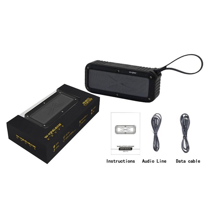 Outdoor IPx 5 Waterproof Shockproof Dustproof Shower Wireless Bluetooth Speaker，Ultra Portable S20 4.0 Bluetooth... N8