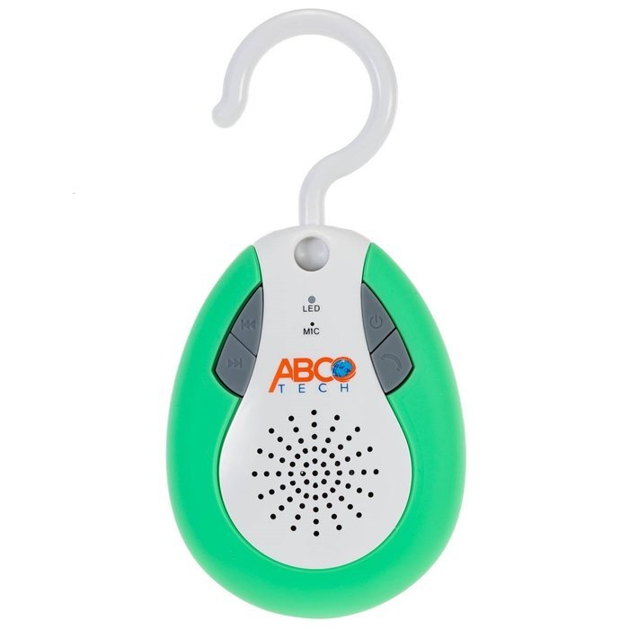 Abco Tech Water Resistant Wireless FM Radio Bluetooth Shower Speaker with Hook Handle and Hands-Free Speakerphone... N3