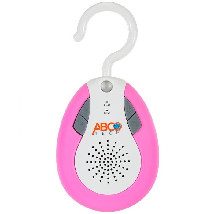 Abco Tech Water Resistant Wireless FM Radio Bluetooth Shower Speaker with Hook Handle and Hands-Free Speakerphone... N5