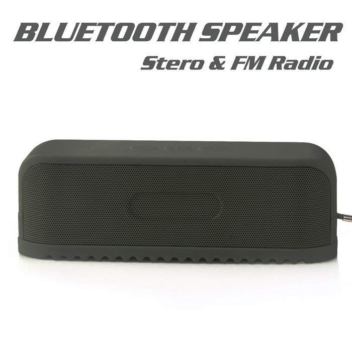 KONG KIM Bluetooth Portable Speaker with Stereo Sound-Wireless, TF Card, AUX, FM Radio + Speakerphone - Compatible... N8