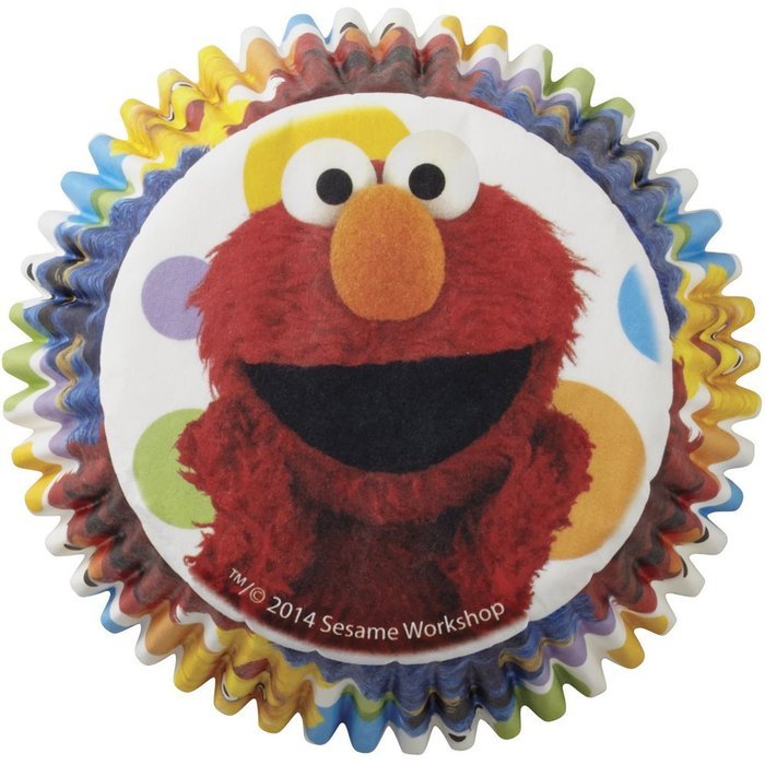 Wilton 415-3470 50 Count Sesame Street Cupcake Liners, Multicolor