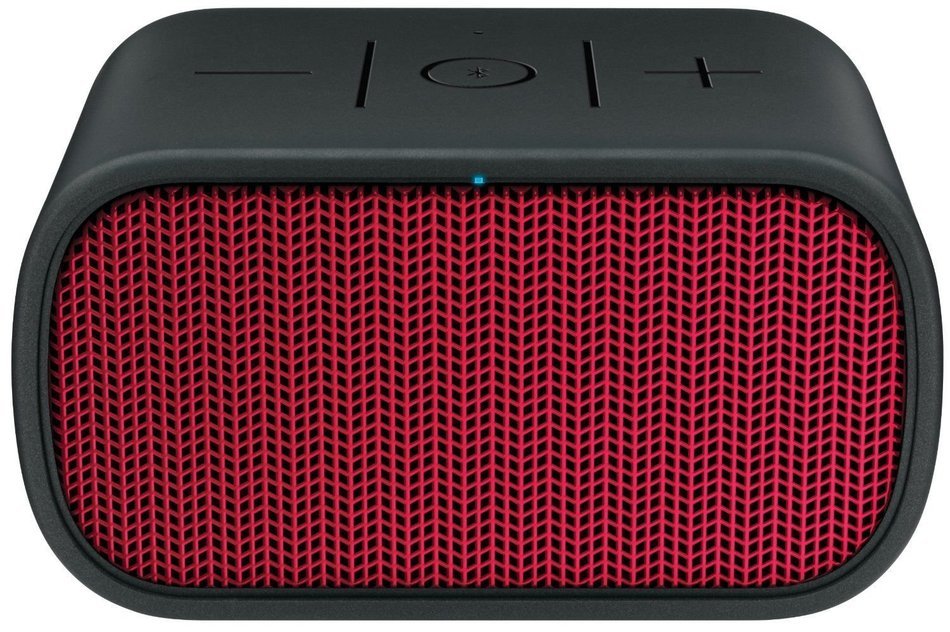 Logitech Ultimate Ears Mini Boom Speaker System - Battery Rechargeable - Wireless Speaker(s) - Red, Black 984-...