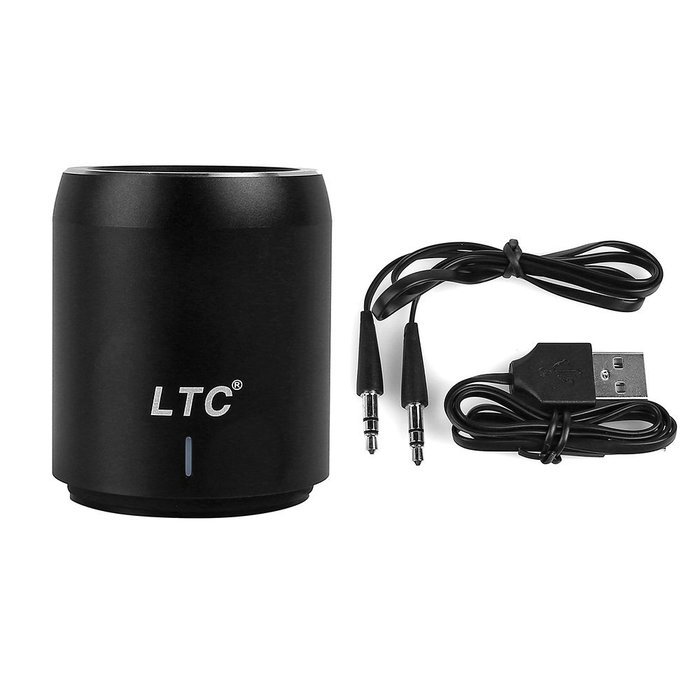 LTC Mini Portable Wireless Bluetooth Speaker Super Bass for iphone Samsung Music Player, Enhanced Bass, Metallic... N8