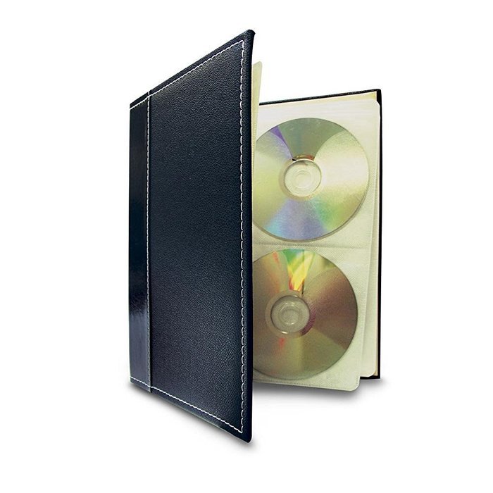 Bellagio-Italia CD/DVD Storage Binders-3 Pack Black N2