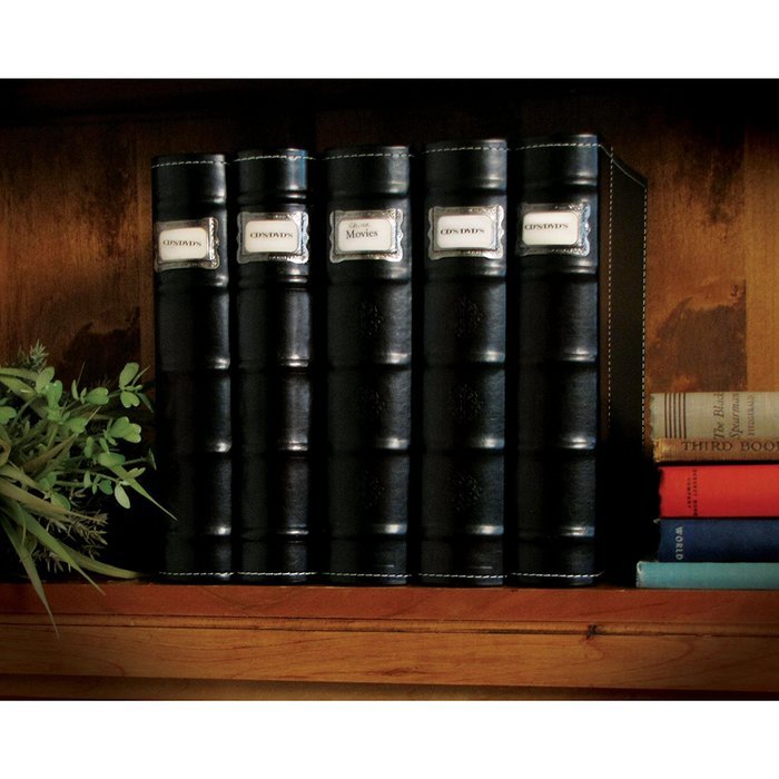 Bellagio-Italia CD/DVD Storage Binders-3 Pack Black N4
