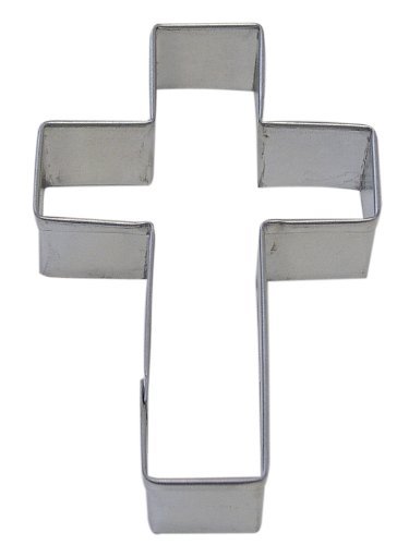 R&M Cross 4" Cookie Cutter in Durable, Economical, Tinplated Steel