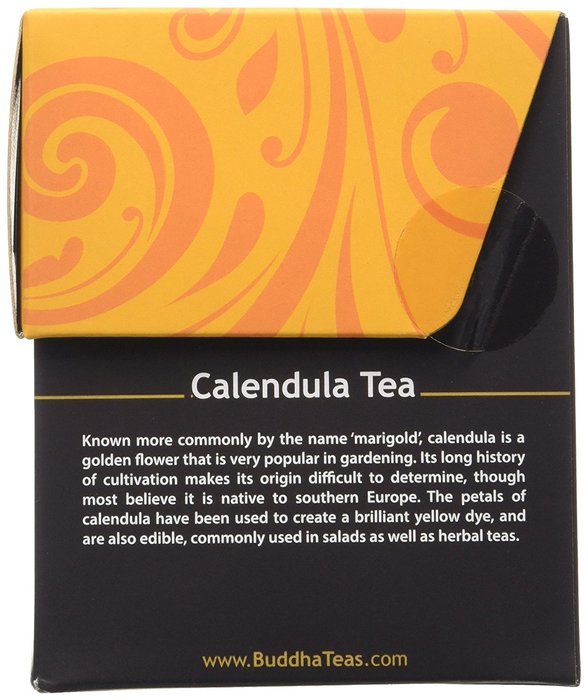 1 X Calendula Flower Tea - Organic Herbs - 18 Bleach Free Tea Bags N2