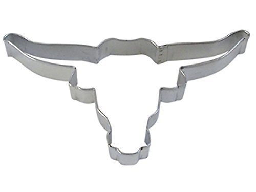 R&M Longhorn 6" Cookie Cutter in Durable, Economical, Tinplated Steel