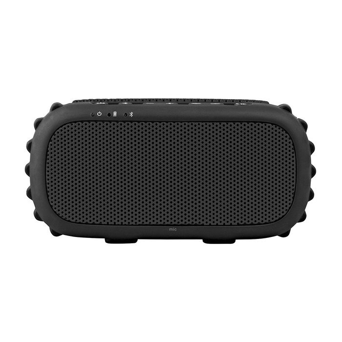 ECOXGEAR - ECOROX Rugged and Waterproof Wireless Bluetooth Speaker - Black (Certified Refurbished)