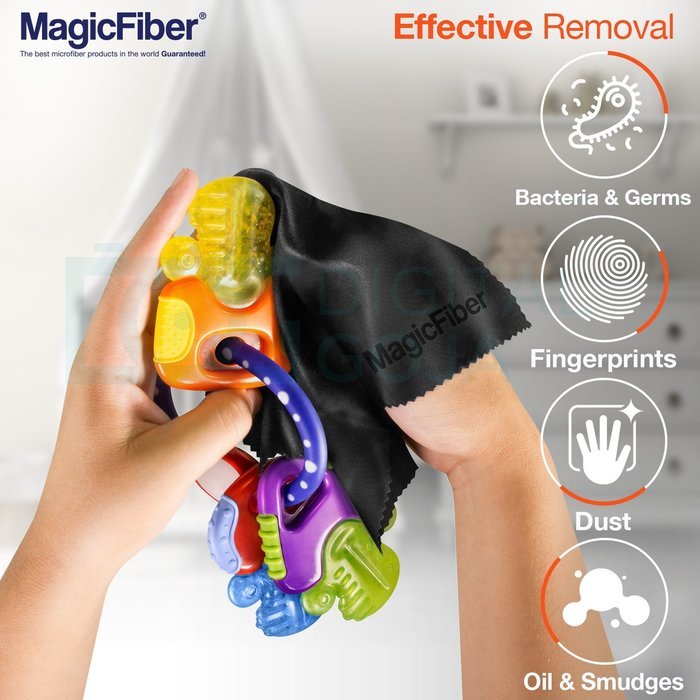 (6 Pack) MagicFiber Microfiber Cleaning Cloths - For All LCD Screens, Tablets, Lenses, and Other Delicate Surfaces... N3