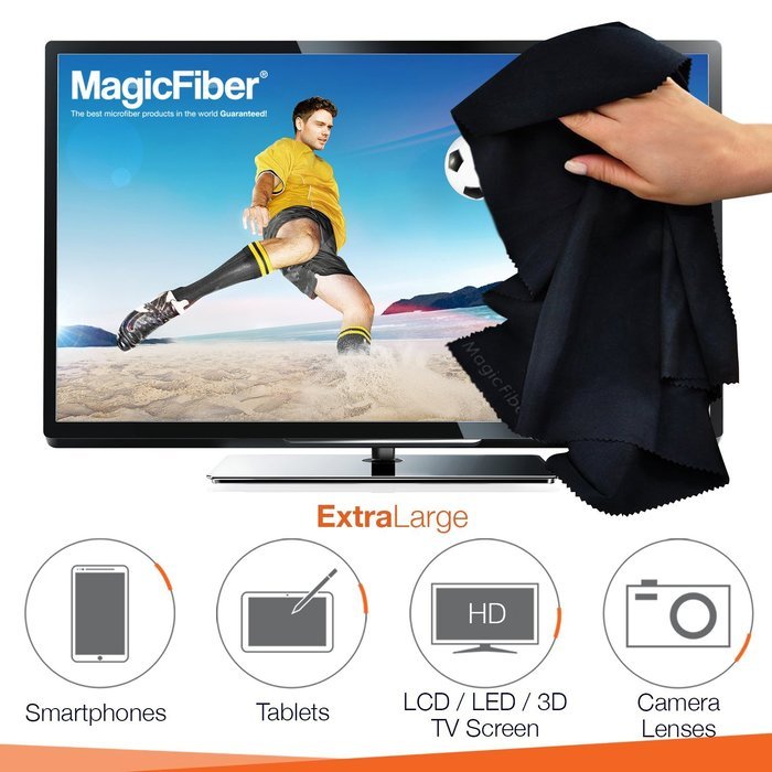 (6 Pack) MagicFiber Microfiber Cleaning Cloths - For All LCD Screens, Tablets, Lenses, and Other Delicate Surfaces... N11