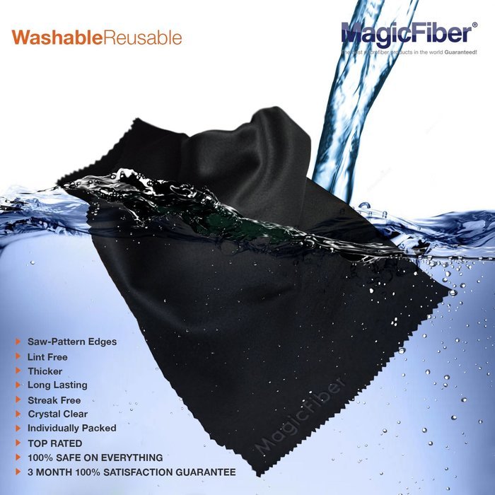 (6 Pack) MagicFiber Microfiber Cleaning Cloths - For All LCD Screens, Tablets, Lenses, and Other Delicate Surfaces... N14