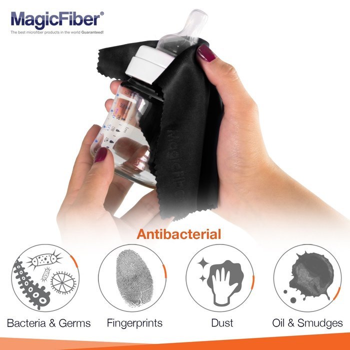 (6 Pack) MagicFiber Microfiber Cleaning Cloths - For All LCD Screens, Tablets, Lenses, and Other Delicate Surfaces... N15