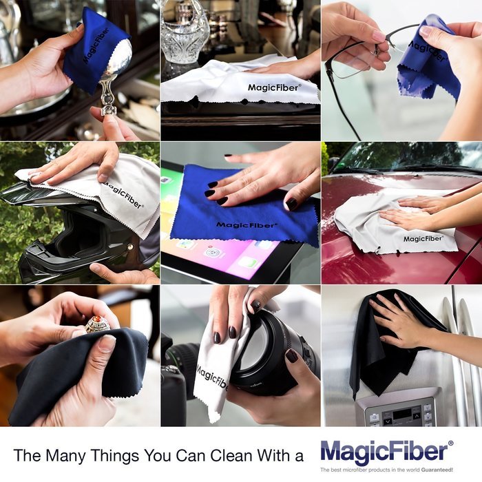 (6 Pack) MagicFiber Microfiber Cleaning Cloths - For All LCD Screens, Tablets, Lenses, and Other Delicate Surfaces... N17