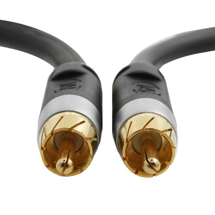 Mediabridge ULTRA Series Digital Audio Coaxial Cable (4 Feet) - Dual Shielded with RCA to RCA Gold-Plated Connectors... N3