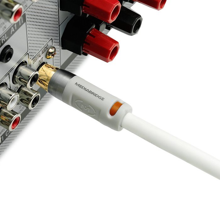 Mediabridge ULTRA Series Digital Audio Coaxial Cable (4 Feet) - Dual Shielded with RCA to RCA Gold-Plated Connectors... N11