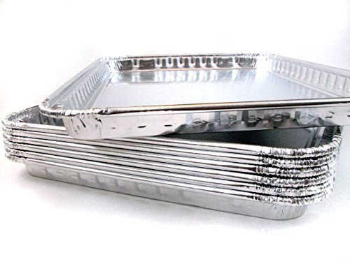 Durable Disposable Aluminum Cookies Sheets #7000 16-1/2" X 11-3/4" X 1" (20) N2
