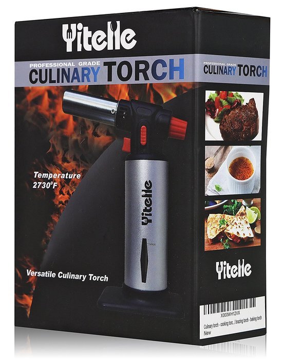 Yitelle Culinary Torch - Cooking Torch - Chef's Best Torch - Cr&egrave;me Brule Torch - Blow Torch - Multifunctional... N4