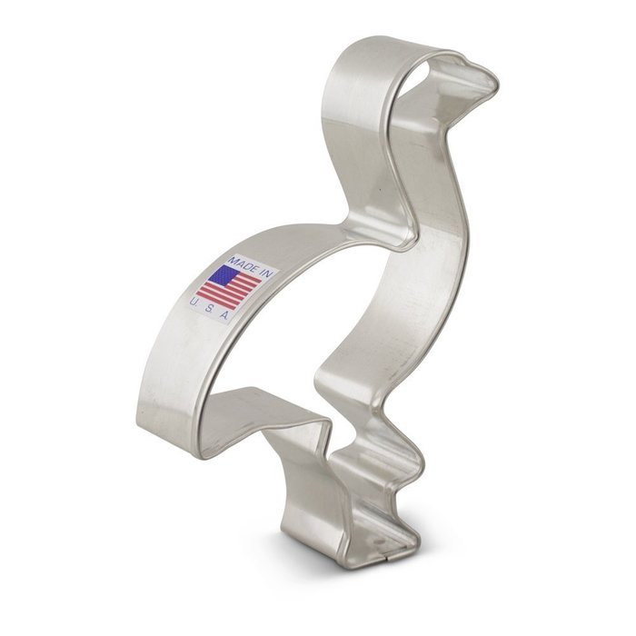 Tropical Cookie Cutter Set - 2 Piece - Flamingo and Pineapple &ndash; Ann Clark &ndash; US Tin Plated Steel N2