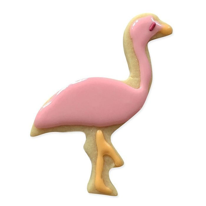 Tropical Cookie Cutter Set - 2 Piece - Flamingo and Pineapple &ndash; Ann Clark &ndash; US Tin Plated Steel N3