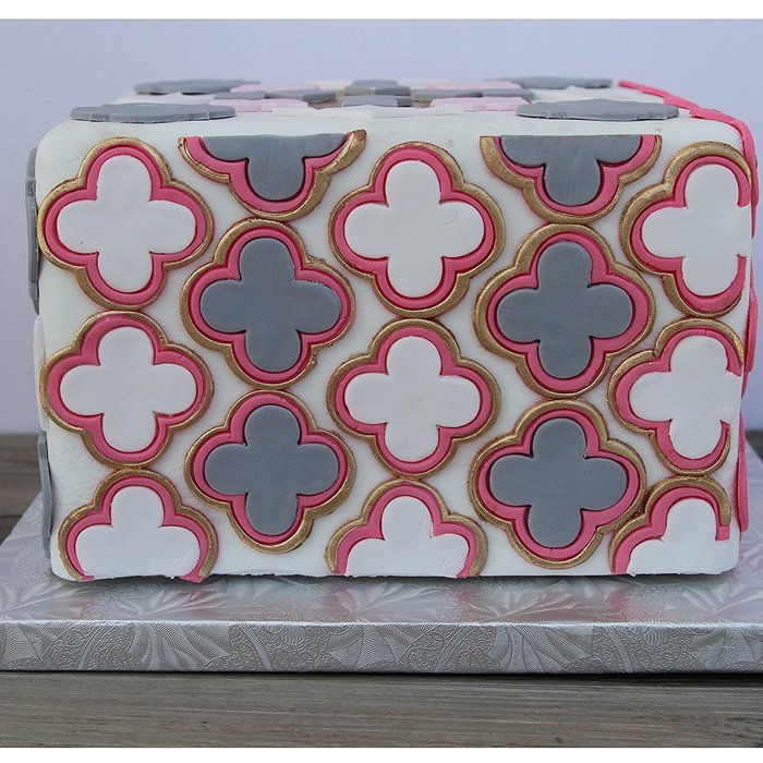 Sweet Elite Tools- Quatrefoil Element Cutter Set of 9 cutters for rolled fondant and gum paste- By Marina Sousa N3