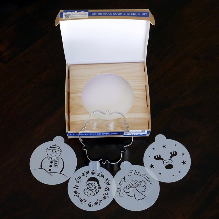 Christmas Cookie Cutter Stencil Kit N2