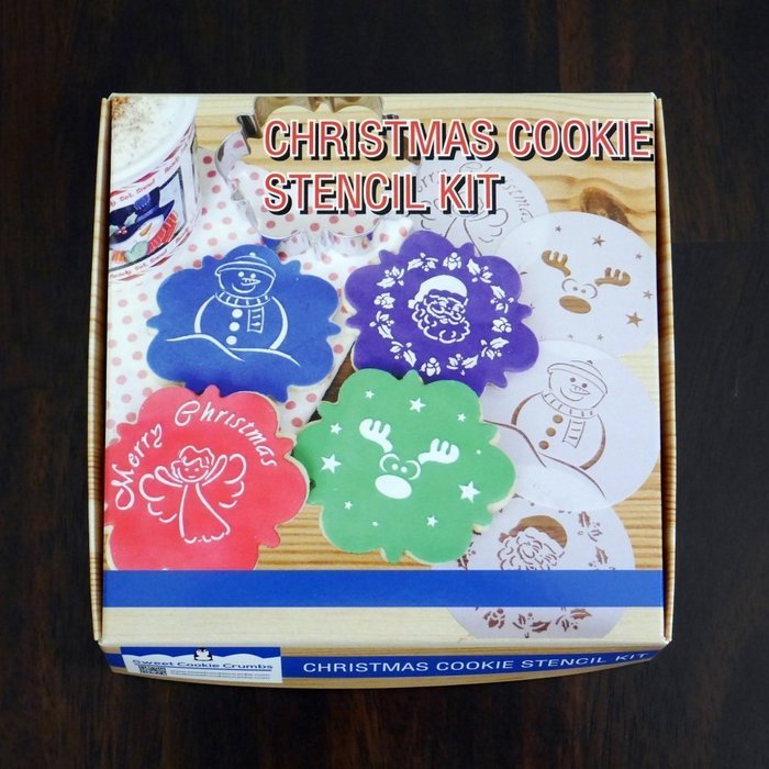 Christmas Cookie Cutter Stencil Kit N3