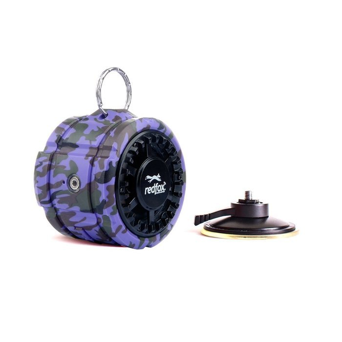 Rover IPX7 Waterproof Bluetooth Speaker with Suction Cup Mount (Red) N2