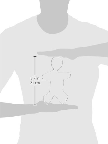 R & M International 5884 8-Inch Gingerbread Boy Cookie Cutter, X-Large N2