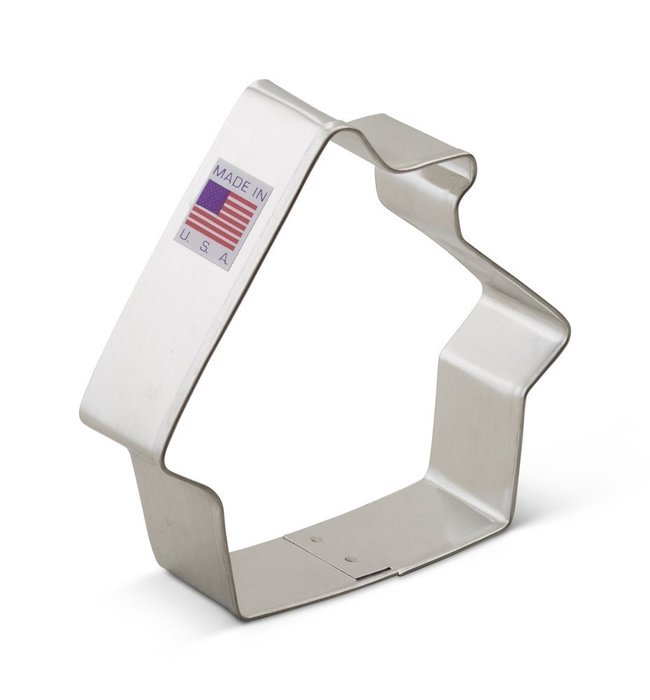 Ann Clark Gingerbread House Cookie Cutter - 3.5 Inches - Tin Plated Steel