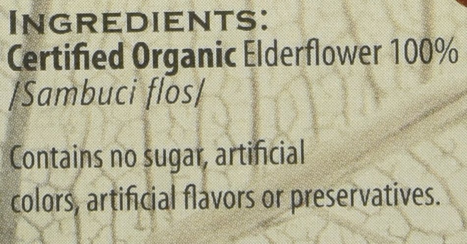 Good Nature Organic Elderflower Tea, 1.07 Ounce N3