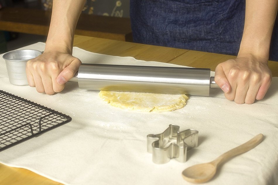 RollerMaster Rolling Pin - Upgrade Your Baking - Non-Stick & Zero Maintenance - French Metal Stainless Steel Construction... N3